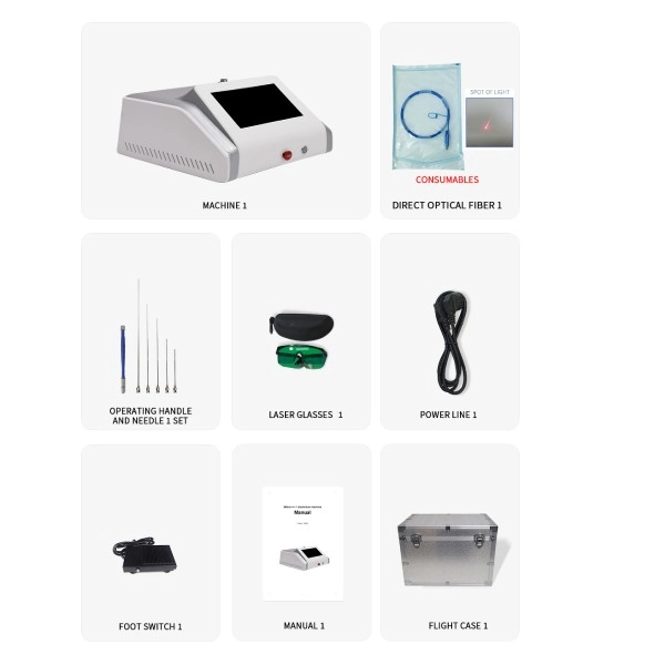 200μm ultrafine fibre Endolift lasertilbehør