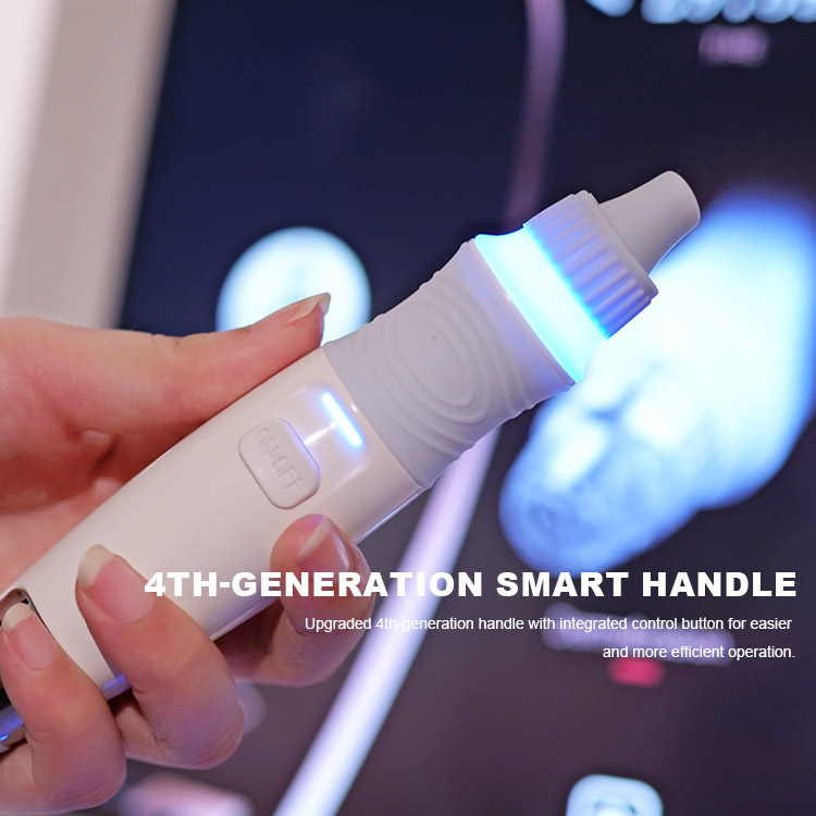 14 in 1 Bubble hydrodermabrasion handpiece micro-bubble spray close-up