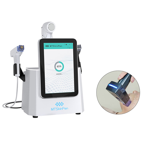 Side profile of Morpheus8 RF Microneedling Facial Machine with control panel