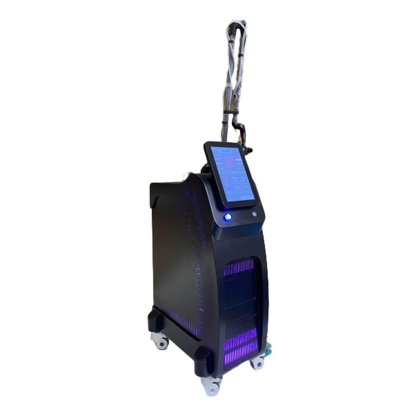 Side View of a Fractional CO₂ Laser Machine for Skin Resurfacing