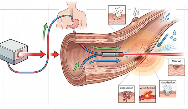 Endolaser Working Principle