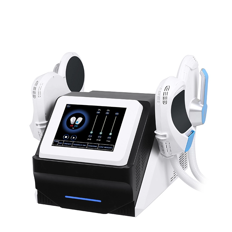 Dual side 4 handles HIFEM sculpt device for beauty clinic