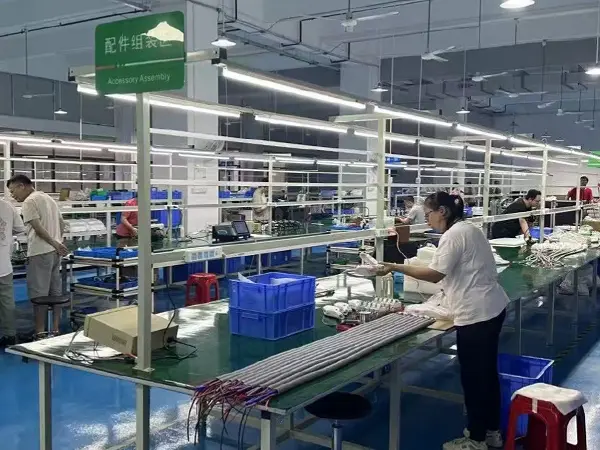 Beauty machine parts assembly production line
