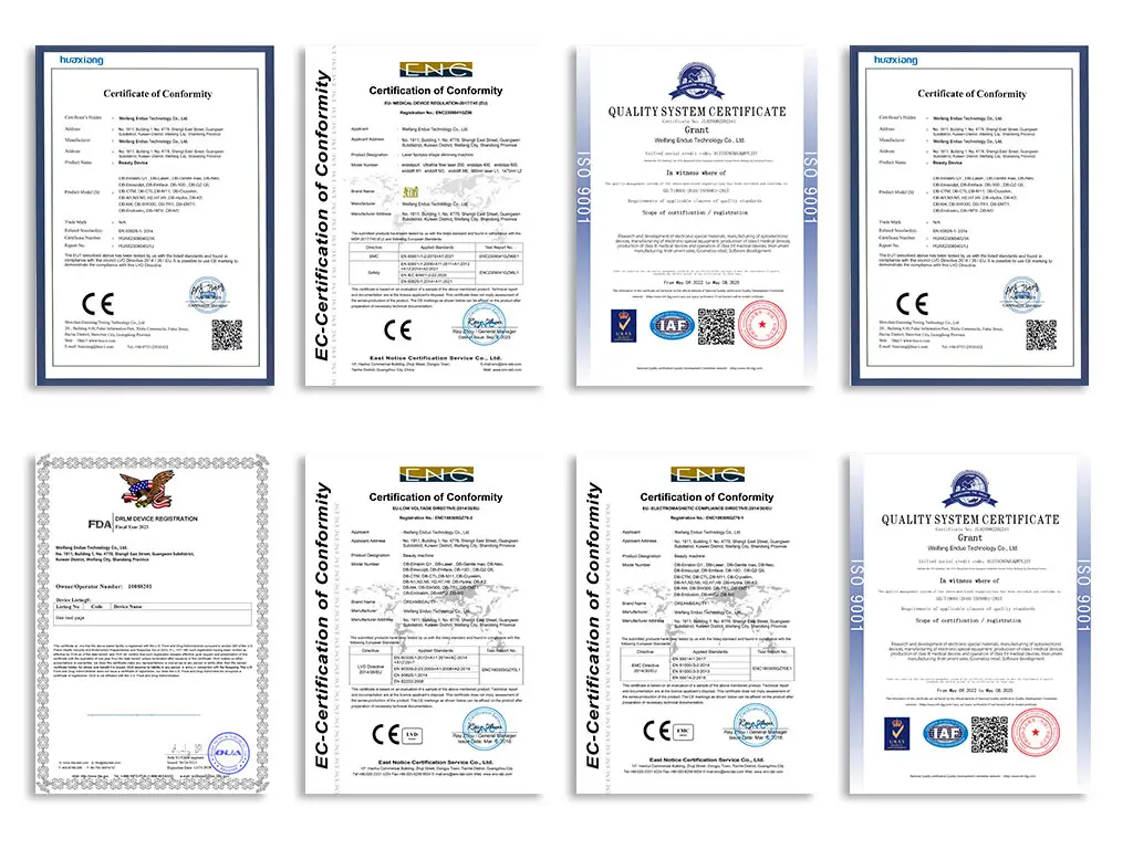 Medical Beauty Machine Certificate